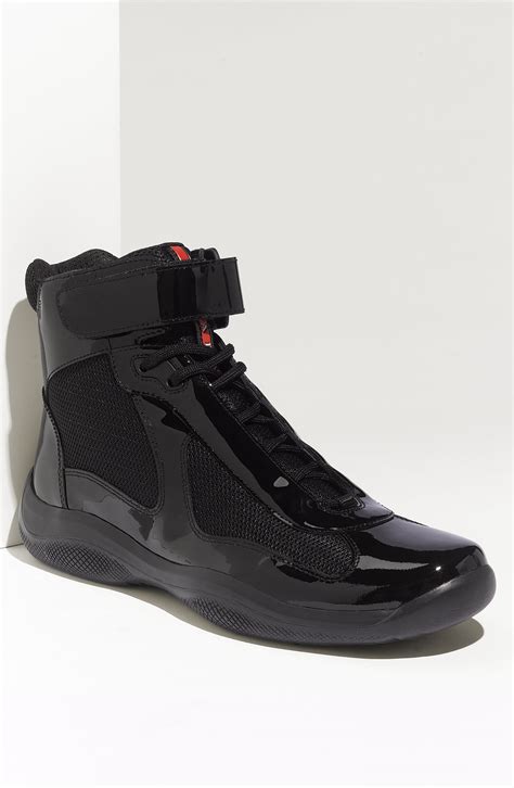 prada high top sneakers